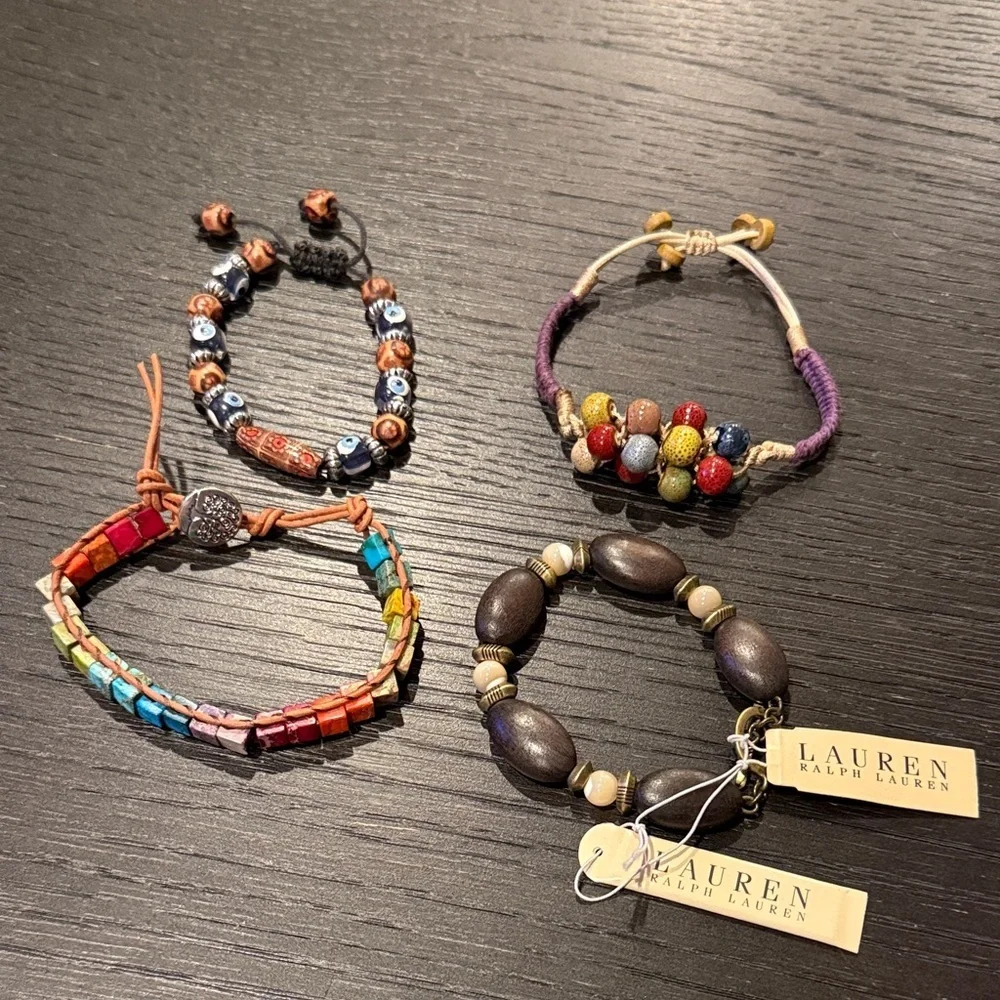 Lauren Ralph Lauren Women’s 4 Piece Beaded Bracelets